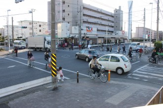 危険な交差点歩車分離化